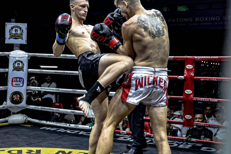 Phuket: Patong Boxing Stadium Muay Thai Official Ticket VIP Ringside Seat with Complimentary T-shirt
