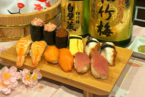 Osaka: Sushi Making in Spacious Studio with Certificate 10/1～Sushi Roll Making Experience