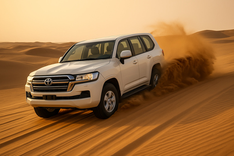 Dubai Desert Adventure: BBQ Dinner & Dune Safari Sunset