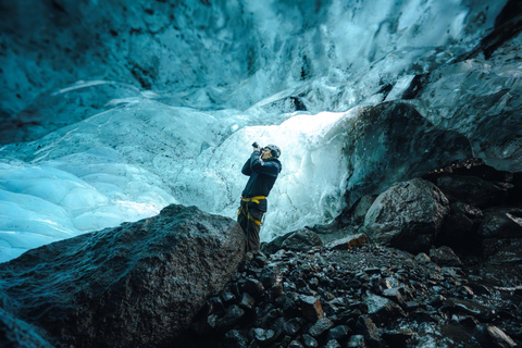 Sólheimajökull: Caminhada na Caverna de Gelo Azure e no GlaciarSólheimajökull: Caminhada pela Caverna de Gelo Azure e pelo Glaciar