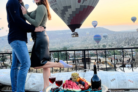 Cappadocia: Terrace Photo Spot With Balloon Flight View Basic Photography