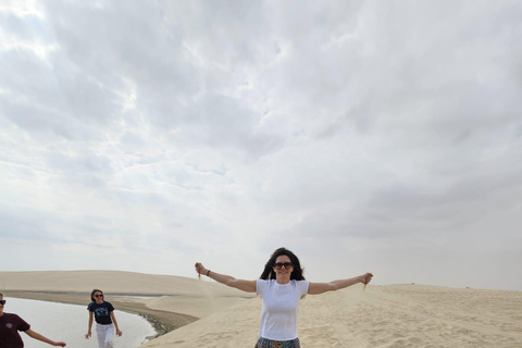 Doha:Private Desert Safari, Falcon, Sandboarding,inland sea Doha: Private Desert Safari, falcons, and Sandboarding