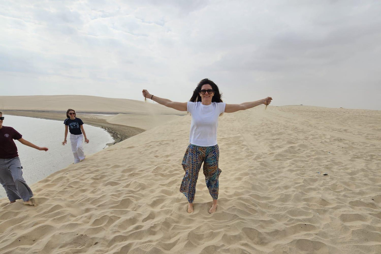 Doha:Private Desert Safari, Falcon, Sandboarding,inland sea Doha: Private Desert Safari, falcons, and Sandboarding