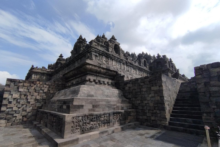 Yogyakarta: Borobudur Climb Up and Prambanan Private Tour Borobudur and Prambanan Private Tour With Ticket