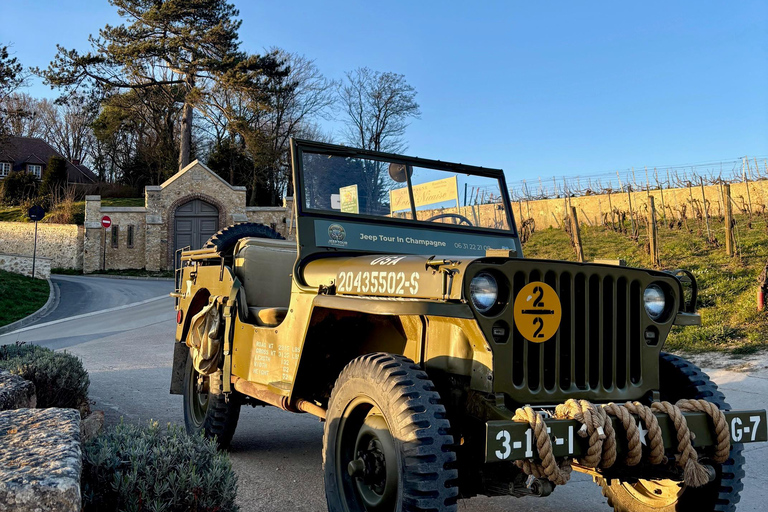 Epernay: Jeep tour of the vineyards with tasting and visits