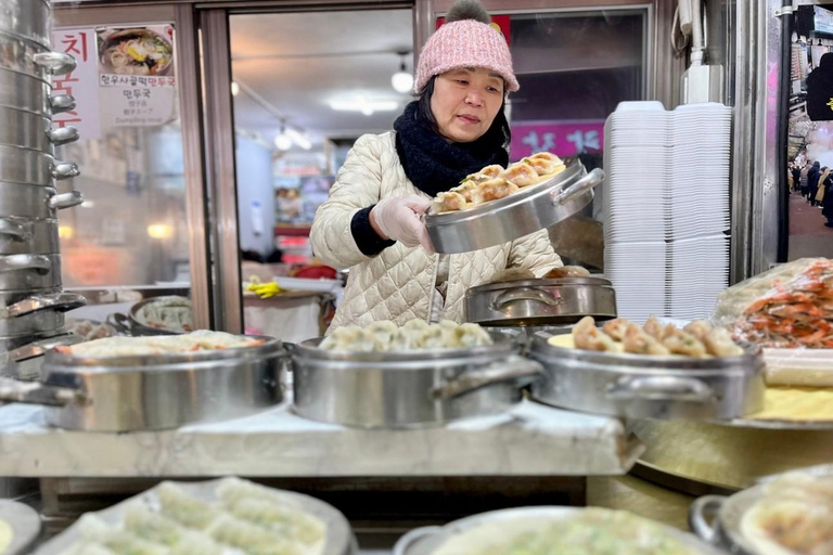 Seúl: Visita guiada a pie gastronómica con degustacionesSeúl: Recorrido gastronómico secreto
