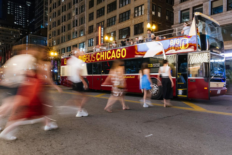 Chicago: Sunset Tour by Open-top Bus with Live Guide Panoramic Sunset Tour