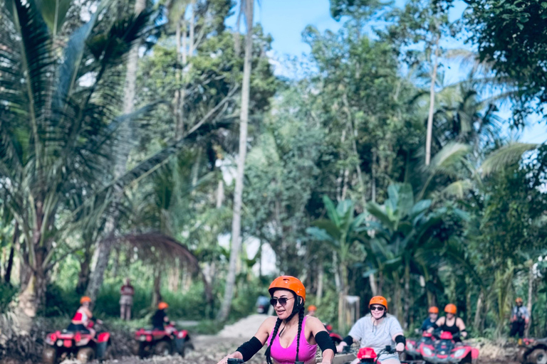 Ubud: Excursión guiada en quad ATVBicicleta tándem con punto de encuentro