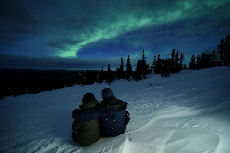 Fairbanks : Aventure des aurores boréales avec photos et PIZZA CHAUDE