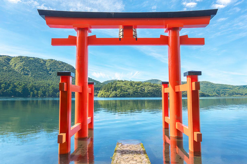 Tokio: Mt. Fuji, jezioro Ashi i kolejka linowa, całodniowa wycieczka do doliny OwakudaniOdbiór z dworca w Tokio o 8:00 rano