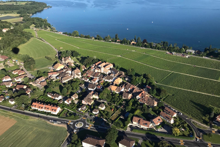 Lausanne: voo suíço com fondue num balão de ar quenteLausanne: Voo suíço com fondue num balão de ar quente