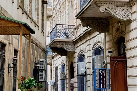 Baku: Stadsvandring i innerstaden.