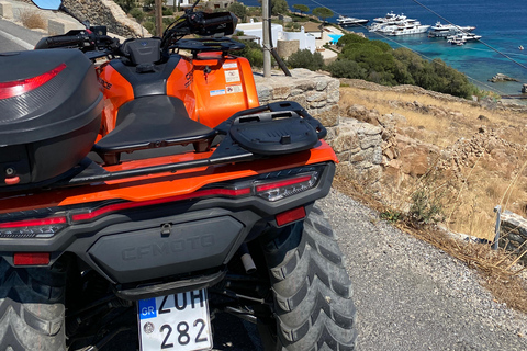 Guided Mykonos ATV adventure; Off-Road Tour with Beach Stop