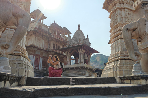 Jaipur: Full-Day Pink City Tour with Masala Tea Tour by Car and Driver with a Guide