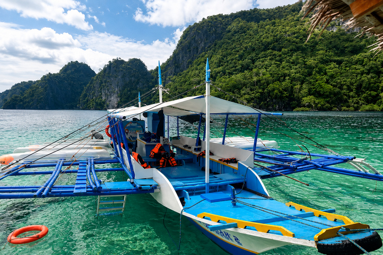 Coron: Private Boat Tour with Local Market Experience