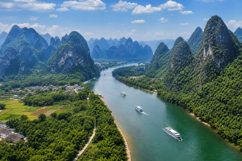 Guilin: Li River Cruise to Yangshuo | 3-5 Star Options From Yangshuo to Yangdi: Li River 3-Star Cruise
