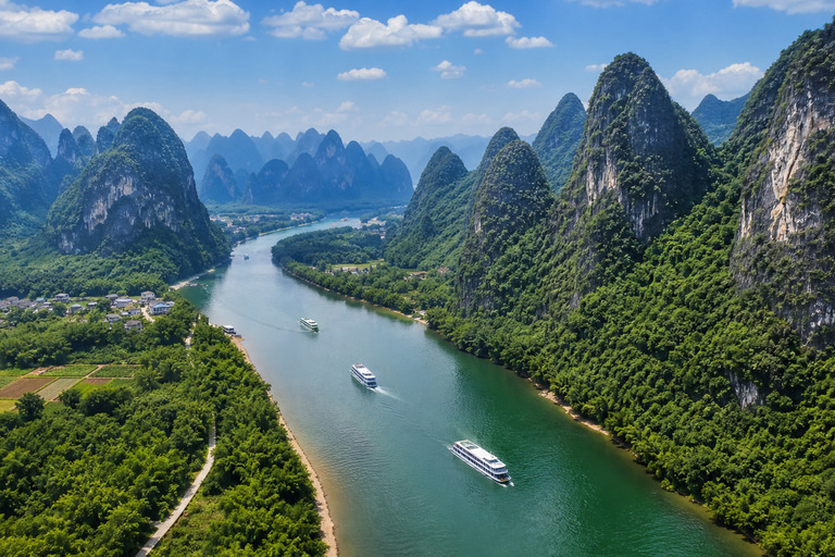 Guilin: Li River Cruise to Yangshuo | 3-5 Star Options From Yangshuo to Yangdi: Li River 3-Star Cruise