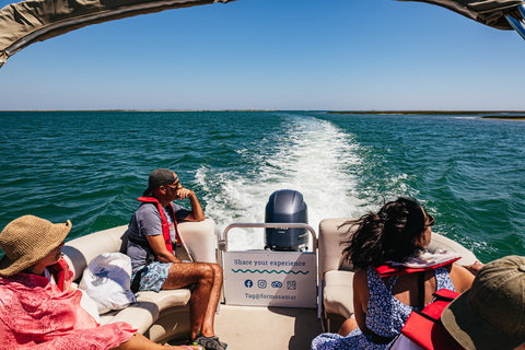 Faro: catamaran-boottocht Deserta Island en Farol Island