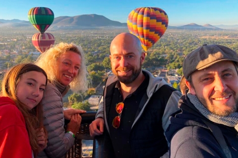 Desde Ciudad de México: globo aerostático en Teotihuacán