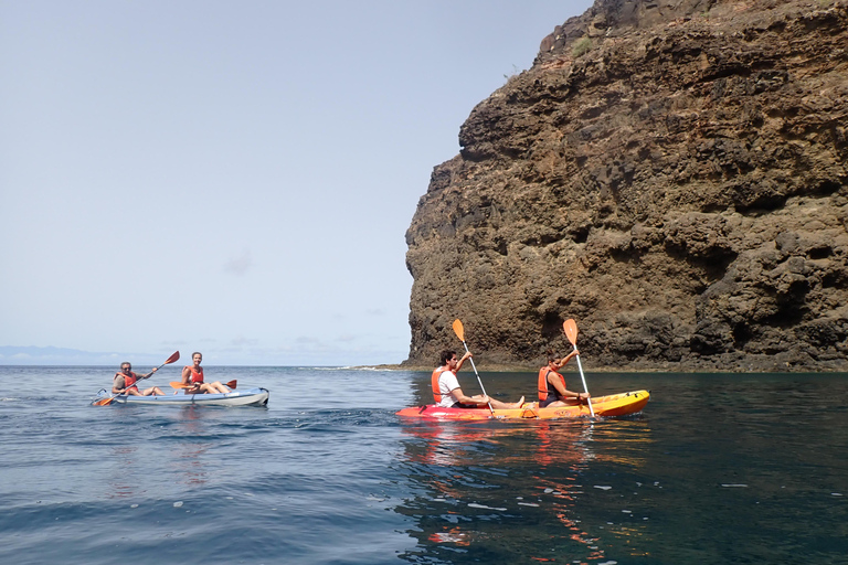 Aventure en kayak à Calheta : Plage de Zimbralinho ou tour de l&#039;îlot Cal