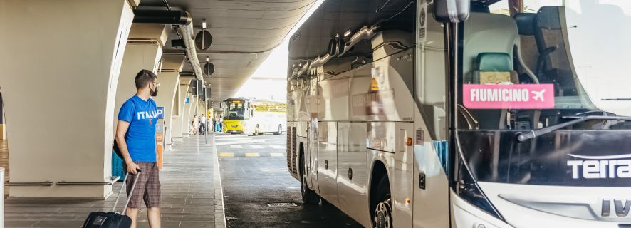 Fiumicinon lentokentältä: Suora bussikuljetus Rooman Terminille