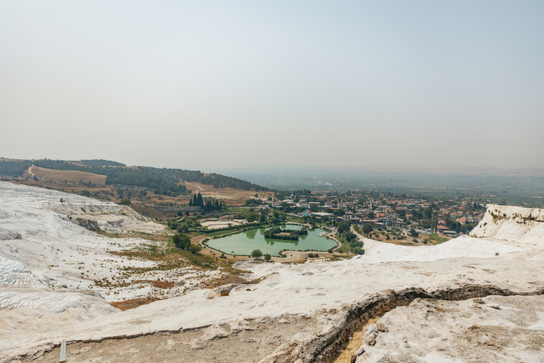 From Antalya/Kemer: Pamukkale and Hierapolis Tour with LunchTour Including Pamukkale Entrance Fees