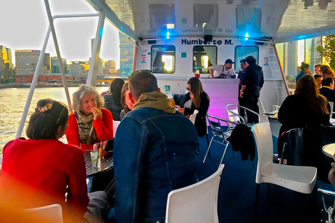 布宜诺斯艾利斯：含开放式酒吧的拉普拉塔河日落巡游1 小时游览