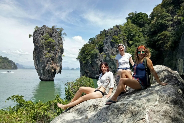 Von Phuket aus: Phang Nga Bay und Kanutour mit dem großen BootPatong, Kata, Karon, Kalim, Sunrin, Bangtao und Phuket-Stadt