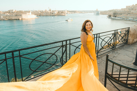 Malta: Flying Dress Photoshoot & Video Experience