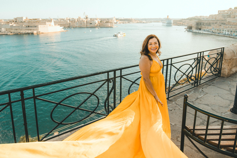 Malta: Flying Dress Photoshoot & Video Experience