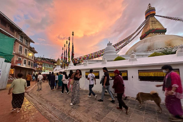 Bhaktapur en Boudhanath Stupa