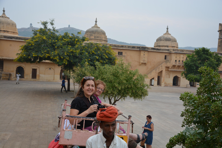 Jaipur: Amber Fort, Stadtpalast und Hawa Mahal Tagestour