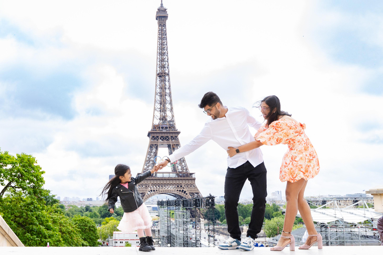 Paris : Séance photo privée avec un photographe professionnelSession de 45 minutes