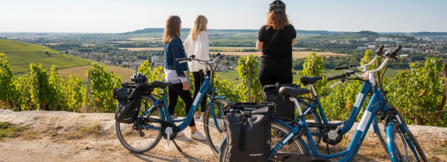 Au départ de Reims : Après-midi champagne en E-Bike