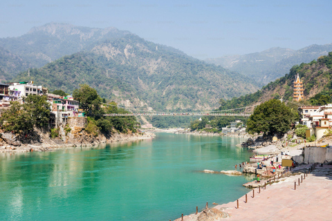 From Delhi: Private Rishikesh and Haridwar Day Tour by Car Private Rishikesh and Haridwar Same Day Tour with Guide