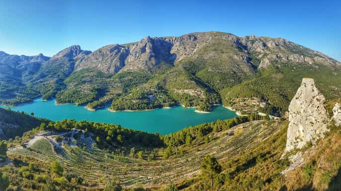 Desde Alicante/Benidorm: Excursión a las Cascadas de Guadalest y Algar