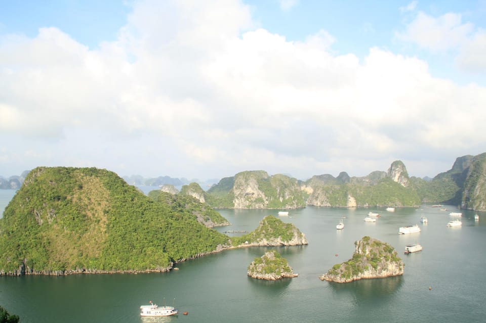 From Hanoi Halong Bay Deluxe Cruise Day Trip Getyourguide