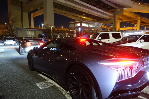 Tokio: Daikoku Car Meetup &amp; Tour nocturno de la ciudad con guía localClase estándar (por defecto)