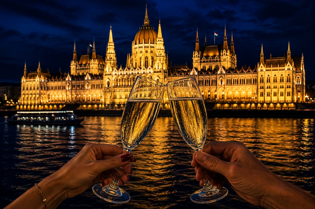 Budapest Evening Cruise with Unlimited Aperol &amp; Prosecco
