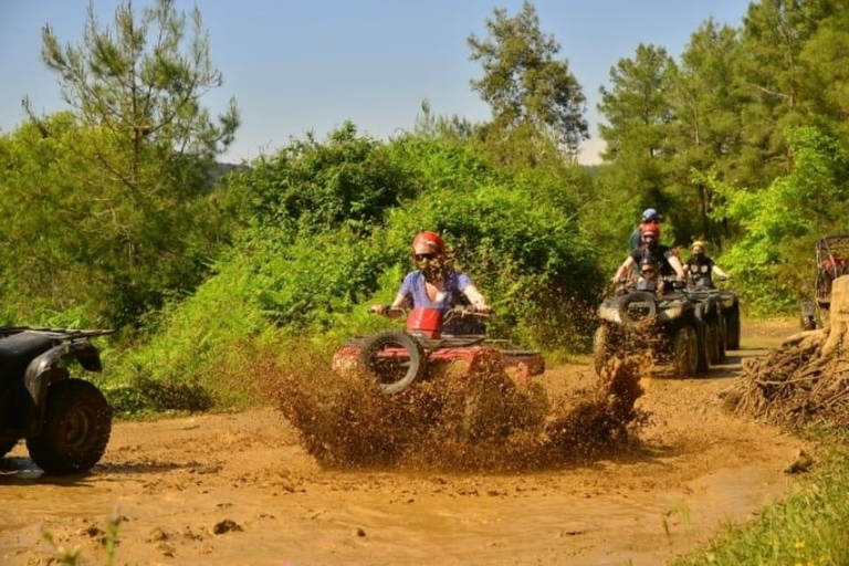 From Alanya/Side: Taurus Mountains Quad Safari with Transfer Double Quad