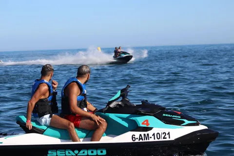 Gesloten circuit op Jetski