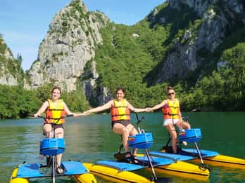 Split/Omiš: Cetina River Water Bike Safari