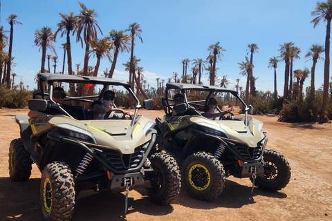 Marrakech : Excursion en Buggy 1000cc à la palmeraie et théMarrakech : Excursion privée en Buggy 1000cc à la palmeraie