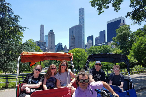 Tour di Central Park in pedicab con i servizi di pedicab di New YorkTour di 90 minuti in Pedicab di Central Park