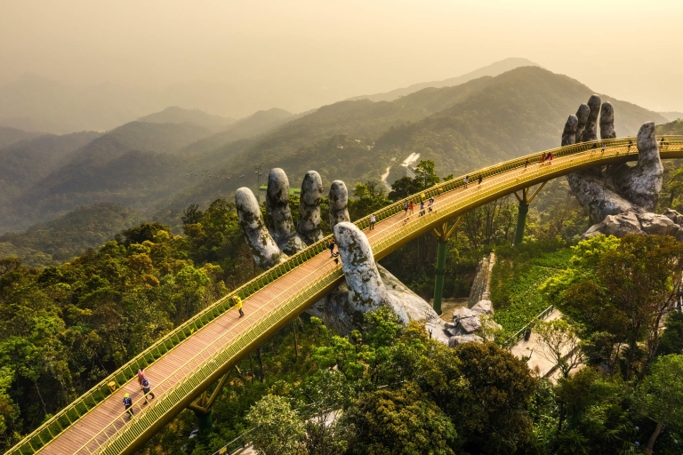 Golden Bridge,BaNa hills with Buffets Lunch,2 ways cable car The best view in Da Nang city