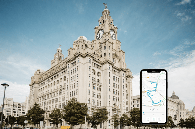 Liverpool: Self-guided walking tour with mobile app