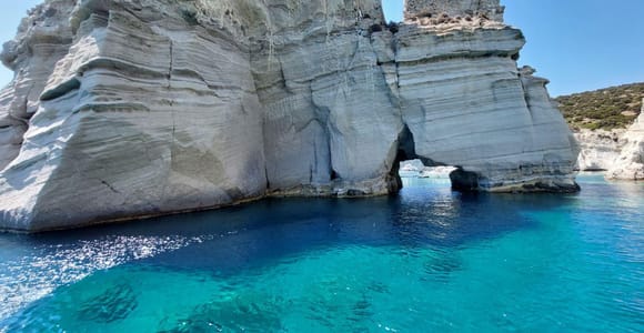 From Milos: 2-Day Private Sailing Trip to Kimolos & Polyegos