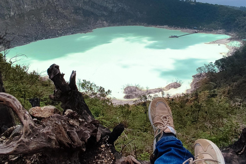 Bandung: White Crater, Scenic Tea Plantations & Hot Spring Open Tour: White Crater & Surroundings areas. with Tickets