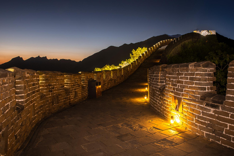 Beijing: Mutianyu Grote Muur Avond bustour