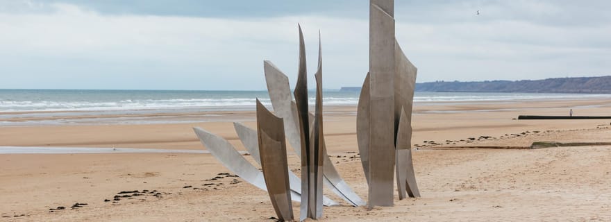 Au départ de Paris : Visite d'une jounée des plages du Débarquement en Normandie